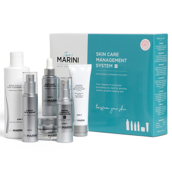 SKIN CARE MANAGMENT SYSTEM MD SPF 45 TINTED NORMAL/COMBO